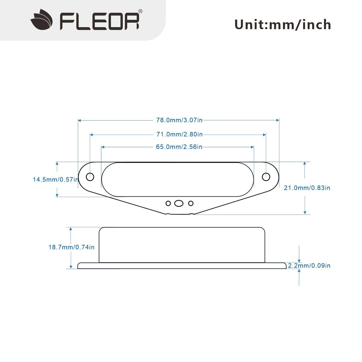 Amazon.co.jp: FLEOR アルニコ5 シングルコイル・ピックアップ